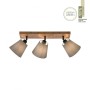 JUST LIGHT.-Green Michel Φωτιστικό οροφής Ε27 γκρι ΚΩΔ.-SL11582-79