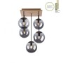 JUST LIGHT.-Green Window Φωτιστικό οροφής Ε14 μαύρο ΚΩΔ.-SL11395-79