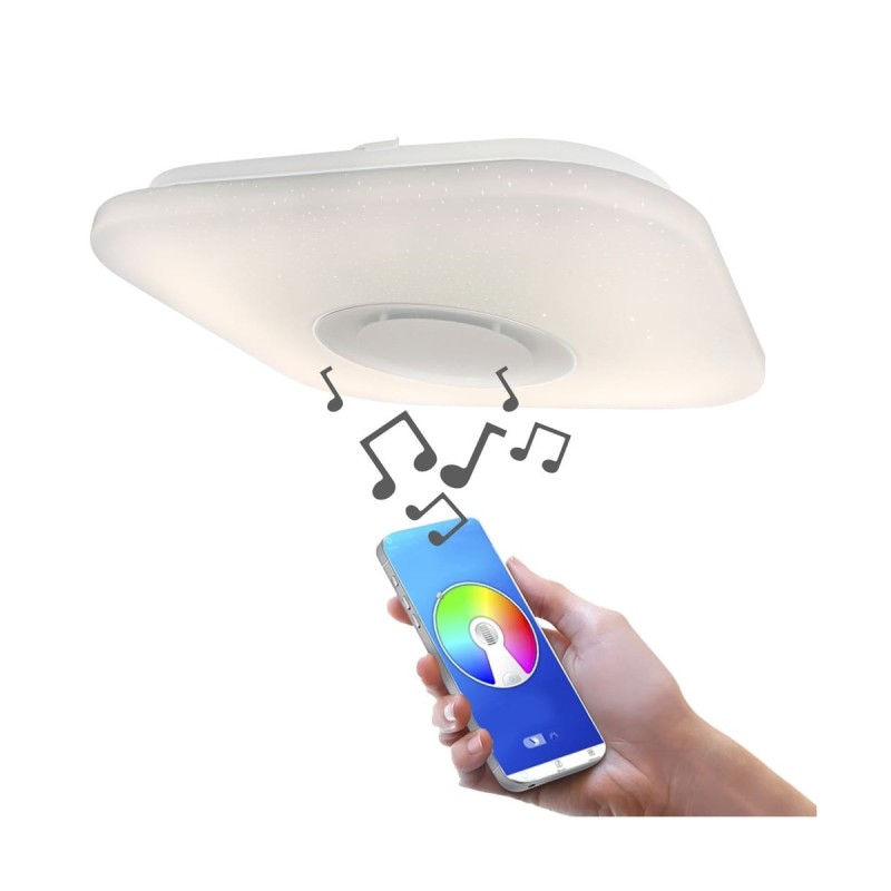 Cristal Record-Φωτιστικό οροφής με RGB LED και ηχείο ΚΩΔ.-26-616-52-000