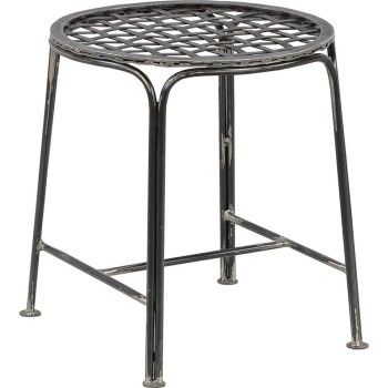 Trademark - Williamsburg Σκαμπό με ψάθινο κάθισμα Υ:45 cm x Π:40 cm x Β:40 cm