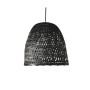 Cristal Record-Αμπαζούρ Dera Black Bamboo 300x280mm ΚΩΔ.-PAN-305-01-180