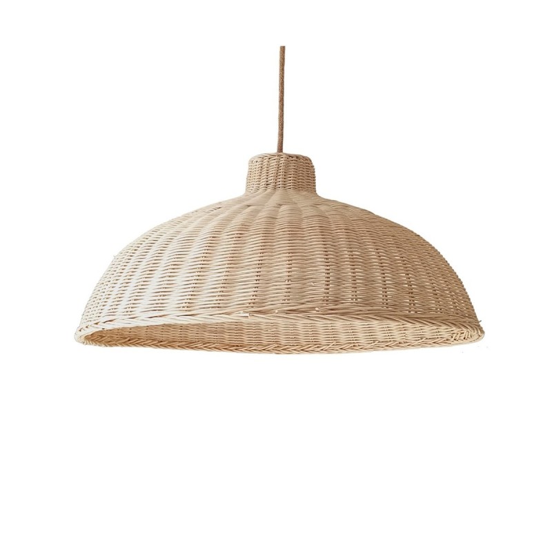 Cristal Record-Αμπαζούρ Addu White Rattan 580x280mm ΚΩΔ.-PAN-201-01-100