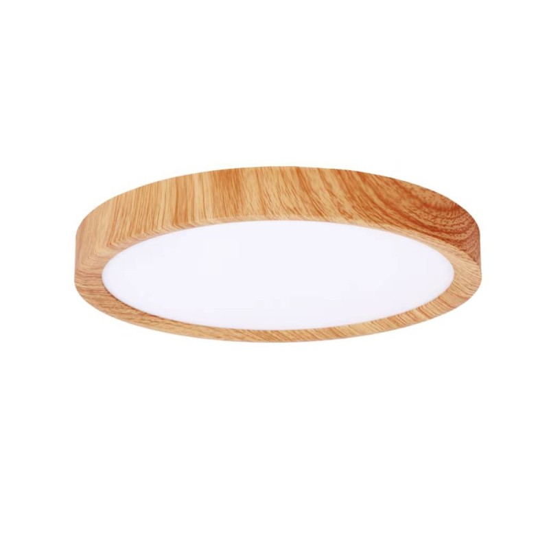 Cristal Record-Φωτιστικό οροφής Mery LED 24W Wood ΚΩΔ.-24-100-24-116