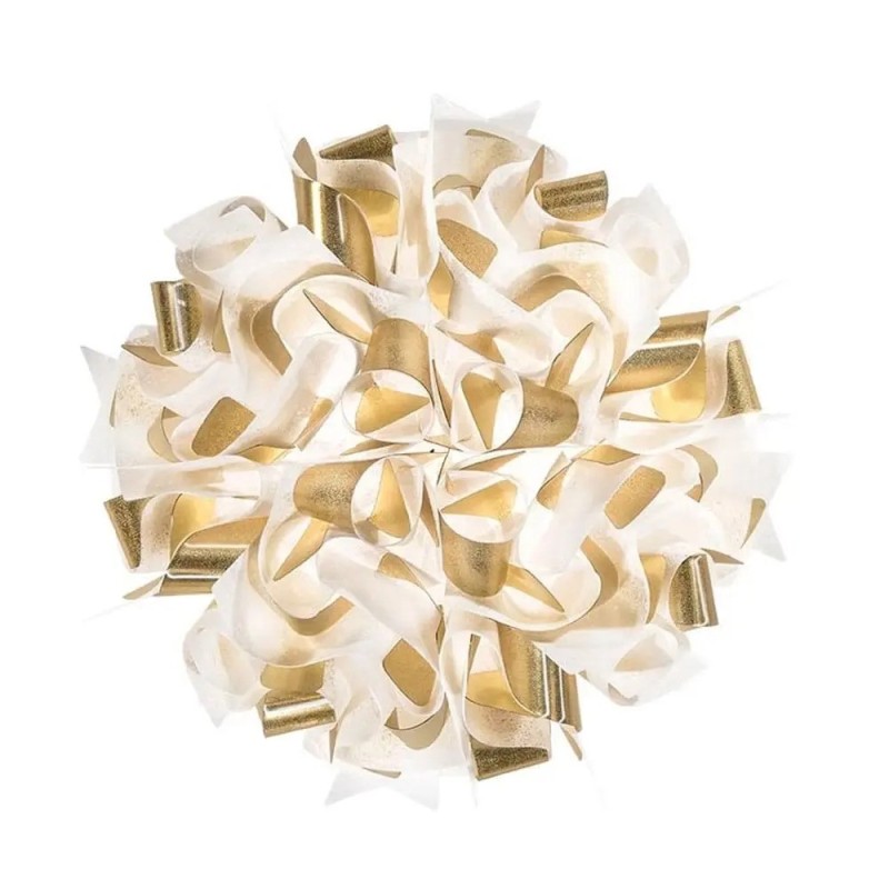 SLAMP-Veli Aurea Medium Φωτιστικό οροφής 2x12W E27 White-Gold ΚΩΔ.-SL0806