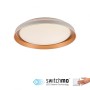 JUST LIGHT.-SATI Φωτιστικό οροφής LED ματ ορείχαλκος ΚΩΔ.-SL14368-60