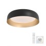 JUST LIGHT.-OSKO Φωτιστικό οροφής LED μαύρο χρυσό 40cm ΚΩΔ.-SL14215-18