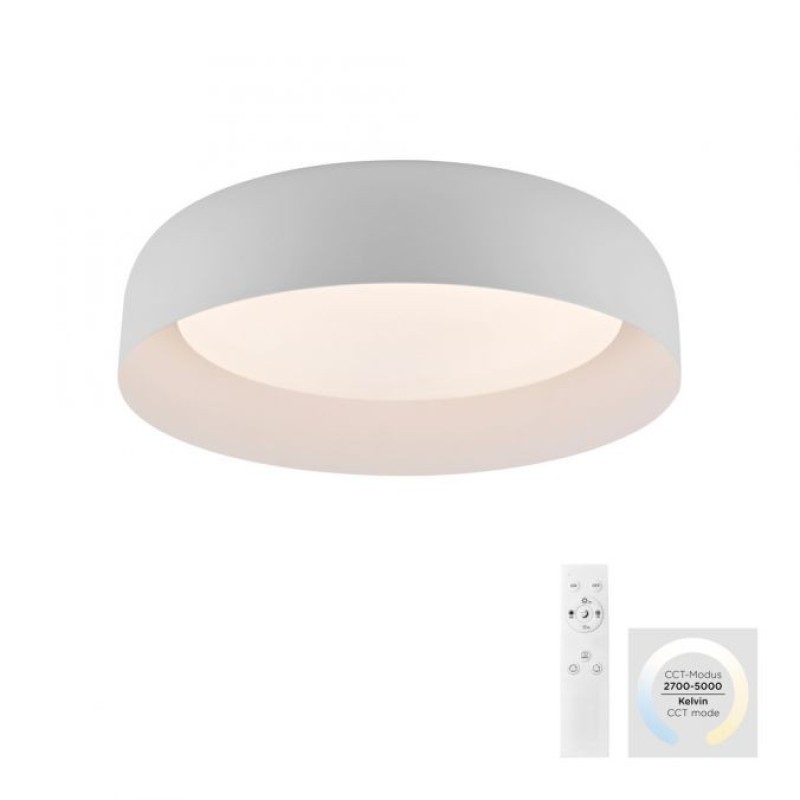 JUST LIGHT.-OSKO Φωτιστικό οροφής LED λευκό 40cm ΚΩΔ.-SL14215-16