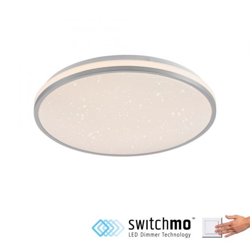 JUST LIGHT.-KYLE Φωτιστικό οροφής LED 38cm ασημί έναστρο ουρανό ΚΩΔ.-SL14294-21