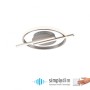 JUST LIGHT.-KORSA Φωτιστικό οροφής LED ασημί KΩΔ.-SL14130-55