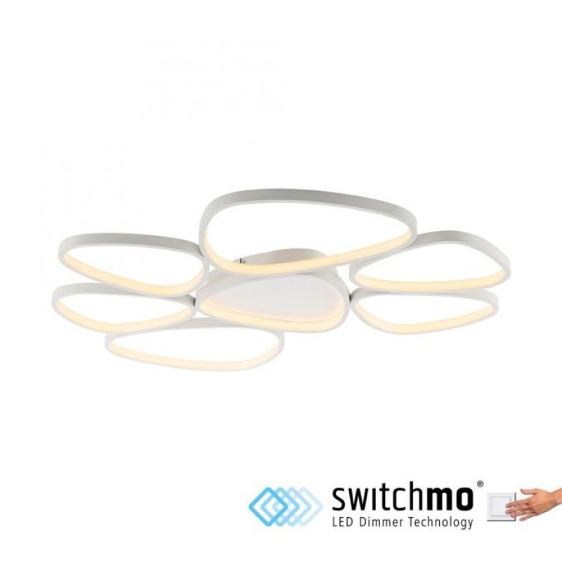 JUST LIGHT.-PEBBLES Φωτιστικό οροφής LED λευκό ΚΩΔ.-SL14046-16