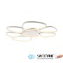 JUST LIGHT.-PEBBLES Φωτιστικό οροφής LED λευκό ΚΩΔ.-SL14046-16