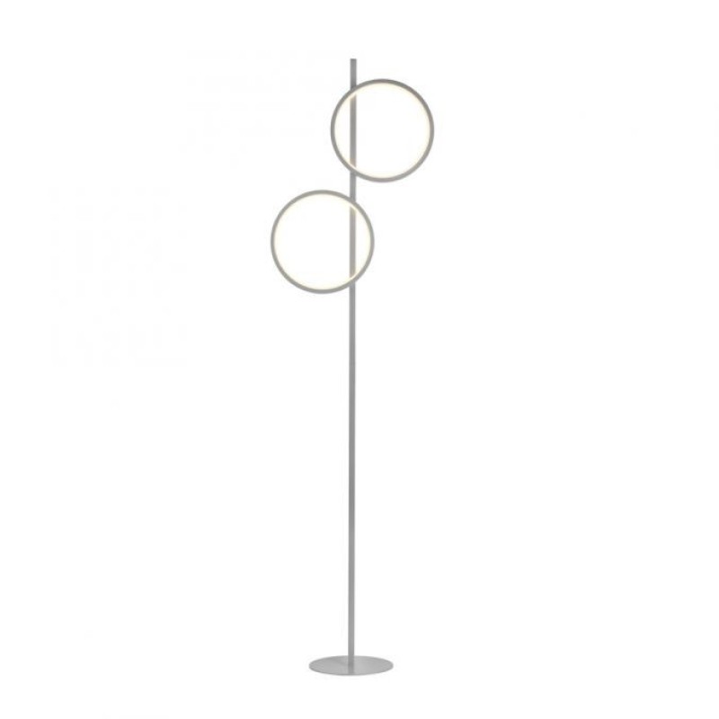JUST LIGHT.-MINI-RITUS Φωτιστικό δαπέδου LED Ασημί ΚΩΔ.-SL15396-21
