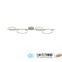 JUST LIGHT.-MINI-RITUS Φωτιστικό οροφής LED ασημί ΚΩΔ.-SL14211-21