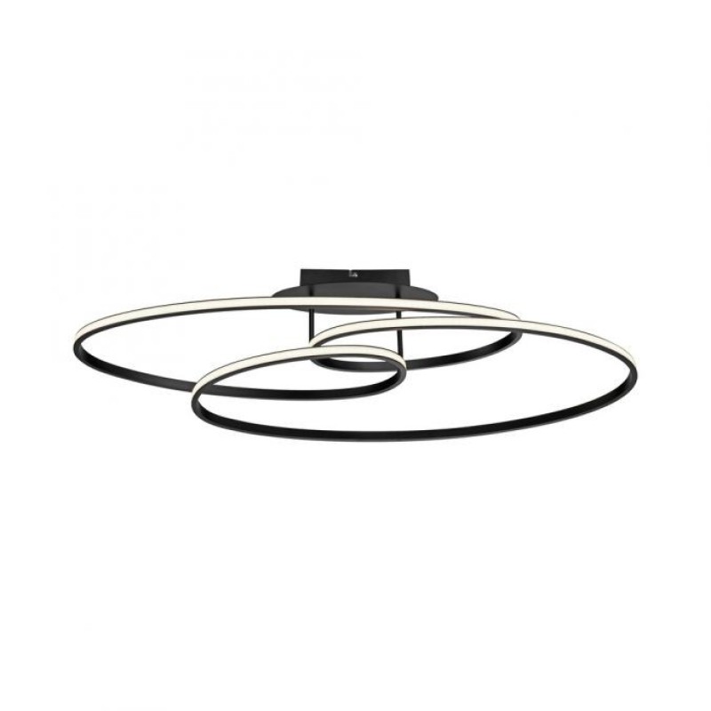 JUST LIGHT.-LUMACA Φωτιστικό οροφής LED μαύρο ΚΩΔ.-SL15321-18