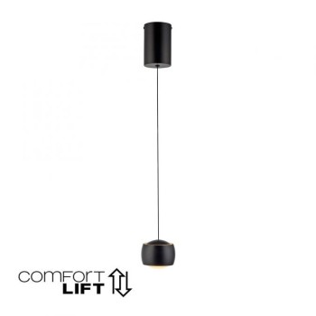 JUST LIGHT.-Ballini Κρεμαστό φωτιστικό LED μαύρο ΚΩΔ.-SL15260-18