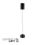 JUST LIGHT.-Ballini Κρεμαστό φωτιστικό LED μαύρο ΚΩΔ.-SL15260-18
