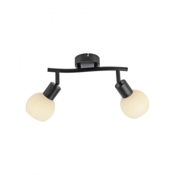 JUST LIGHT.-LOKI Φωτιστικό οροφής LED μαύρο ΚΩΔ.-SL12151-18