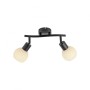 JUST LIGHT.-LOKI Φωτιστικό οροφής LED μαύρο ΚΩΔ.-SL12151-18