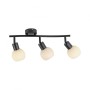 JUST LIGHT.-LOKI Φωτιστικό οροφής LED μαύρο ΚΩΔ.-SL12152-18