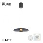 Paul Neuhaus-PURE E-VITRUM Κρεμαστό φωτιστικό LED γκρι ΚΩΔ.-SL2084-15