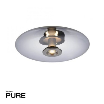 Paul Neuhaus-PURE VITRUM Φωτιστικό οροφής LED γκρι ΚΩΔ.-SL6083-15