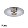 Paul Neuhaus-PURE VITRUM Φωτιστικό οροφής LED γκρι ΚΩΔ.-SL6083-15