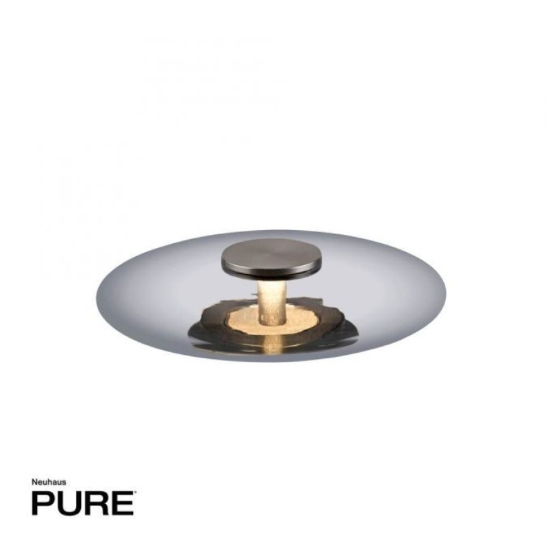 Paul Neuhaus-PURE VITRUM Επιτραπέζιο φωτιστικό LED γκρι ΚΩΔ.-SL4080-15