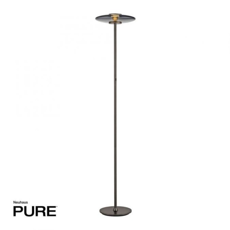 Paul Neuhaus-PURE VITRUM Φωτιστικό δαπέδου LED γκρι ΚΩΔ.-SL481-15