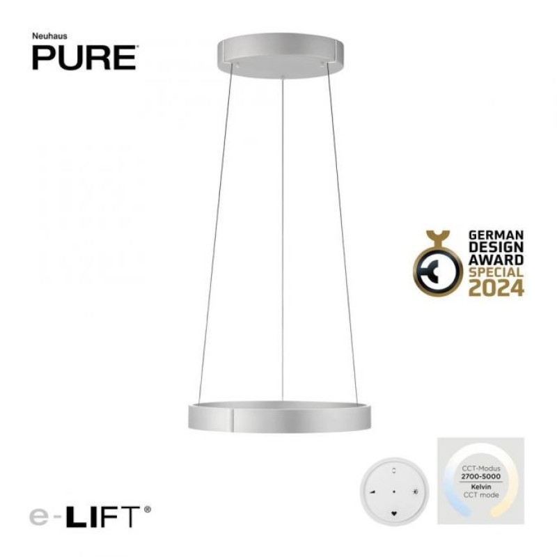 Paul Neuhaus-PURE E-Clipse Κρεμαστό φωτιστικό αλουμινίου LED ΚΩΔ.-SL2560-95