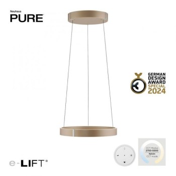 Paul Neuhaus-PURE E-Clipse Κρεμαστό φωτιστικό μπρονζέ LED ΚΩΔ.-SL2560-97