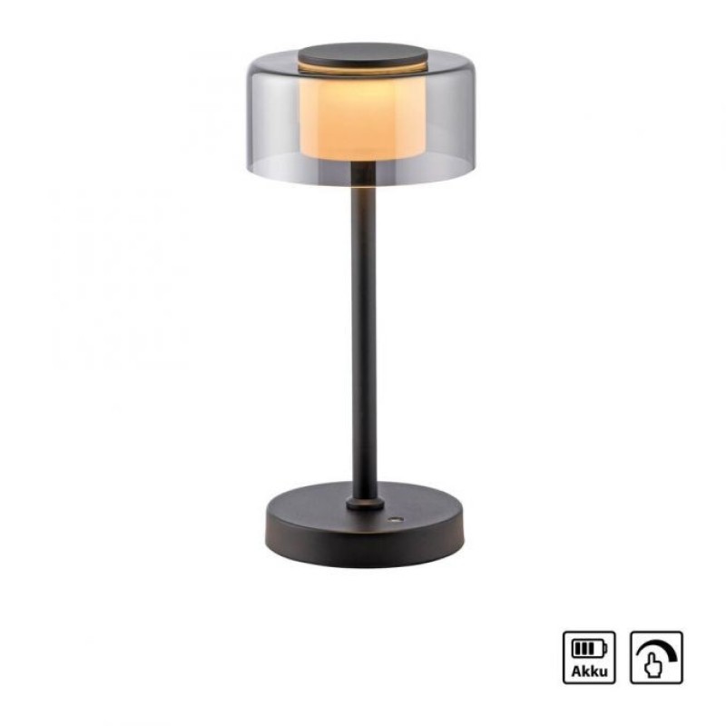 Paul Neuhaus-RIKA Επιτραπέζιο φωτιστικό LED USB μαύρο ΚΩΔ.-SL4111-18