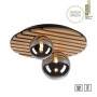 JUST LIGHT.-GREEN STIKA Φωτιστικό οροφής G9 φυσικό ξύλο ΚΩΔ.-SL15208-79