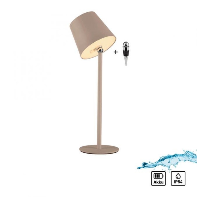 JUST LIGHT.-BOTERIA Επιτραπέζιο φωτιστικό LED στο χρώμα της άμμου ΚΩΔ.-SL19251-39