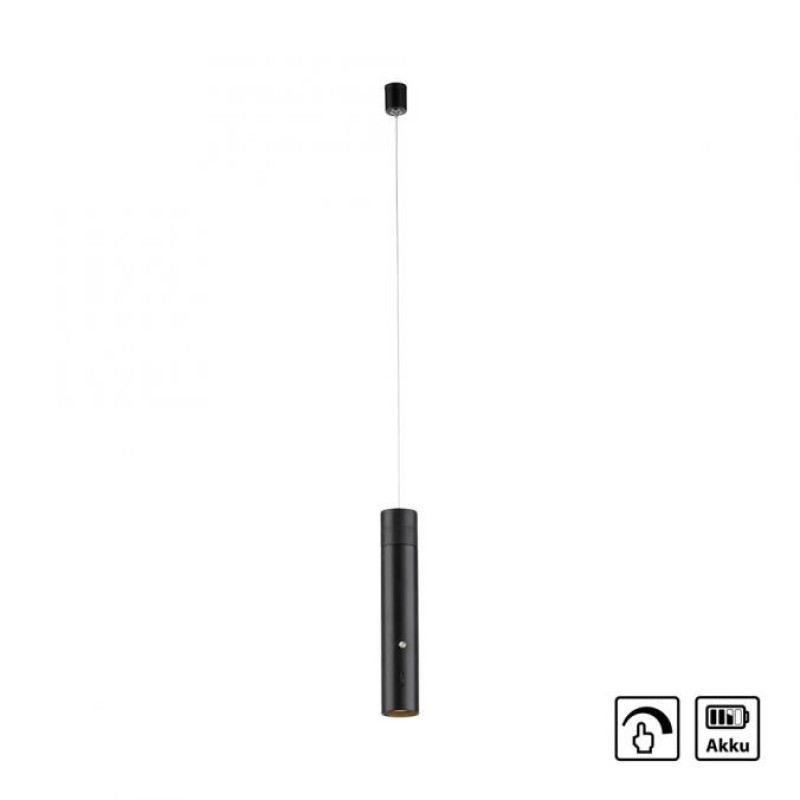 JUST LIGHT.-Attach Κρεμαστό φωτιστικό LED μαύρο ΚΩΔ.-SL18281-18