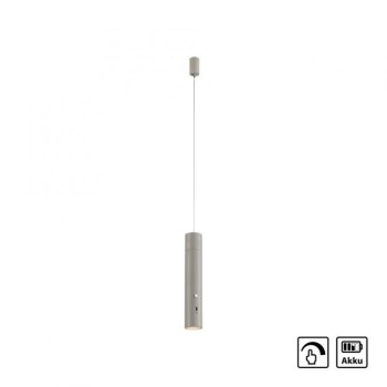 JUST LIGHT.-Attach Κρεμαστό φωτιστικό LED greige ΚΩΔ.-SL18281-40