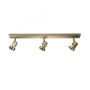 Cristal Record-Arco 3 Σποτ Φωτιστικό οροφής GU10 Brushed Brass ΚΩΔ.-002-2000-3-056