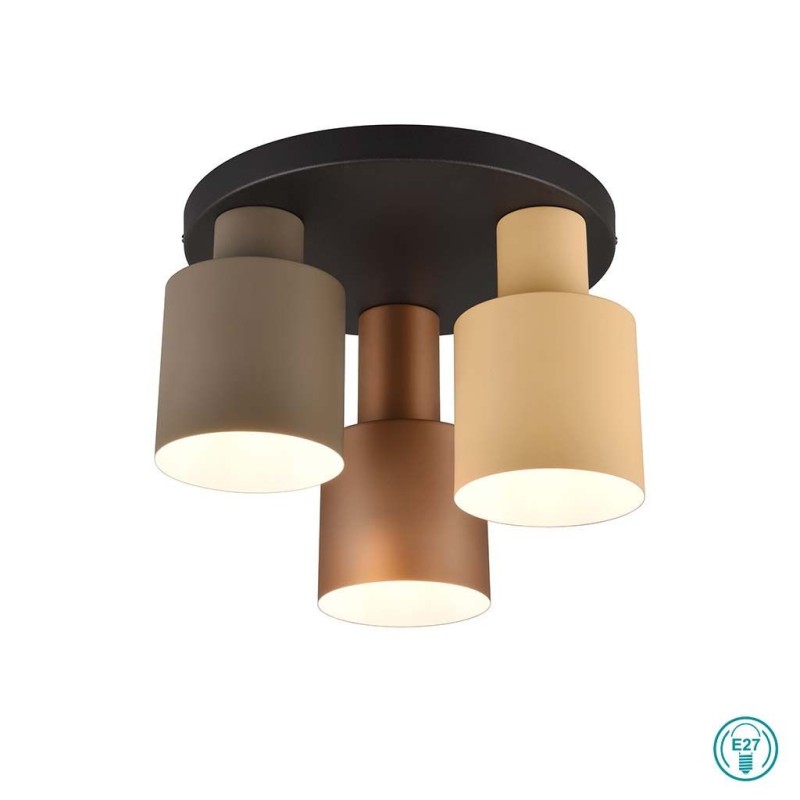 TRIO LIGHTING - Agudo Φωτιστικό οροφής 3x E27 ΚΩΔ.-619430317