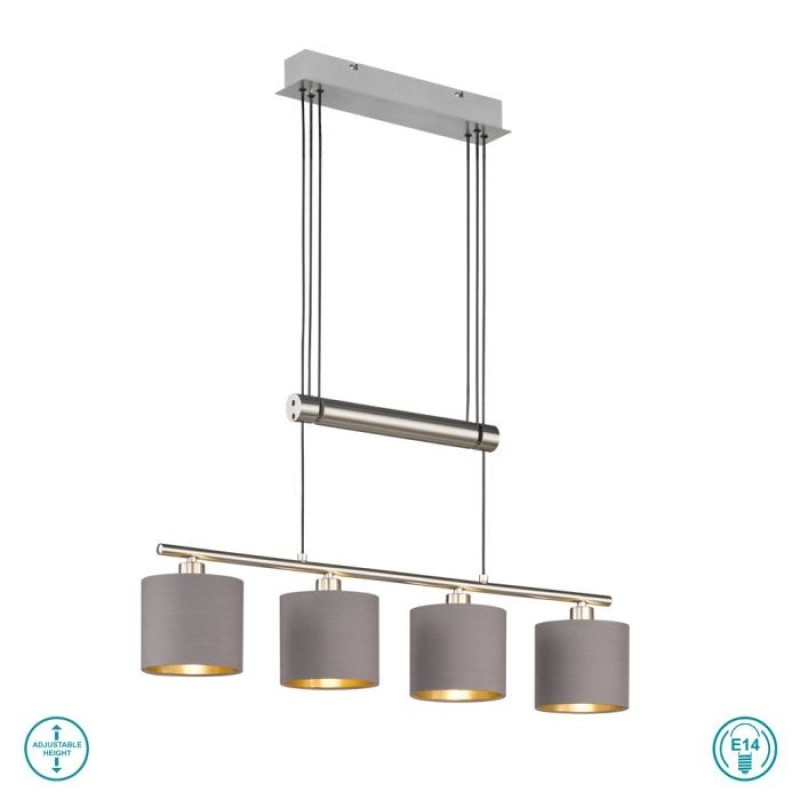 TRIO LIGHTING - Garda Κρεμαστό φωτιστικό 4xE14 ΚΩΔ.-305400441