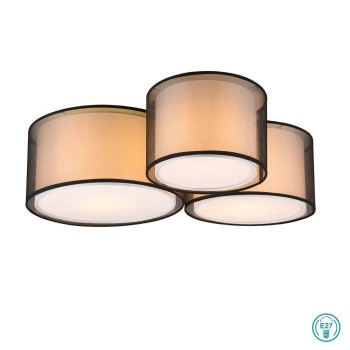 TRIO LIGHTING - Burton Φωτιστικό οροφής 3xE27 ΚΩΔ.-611490332