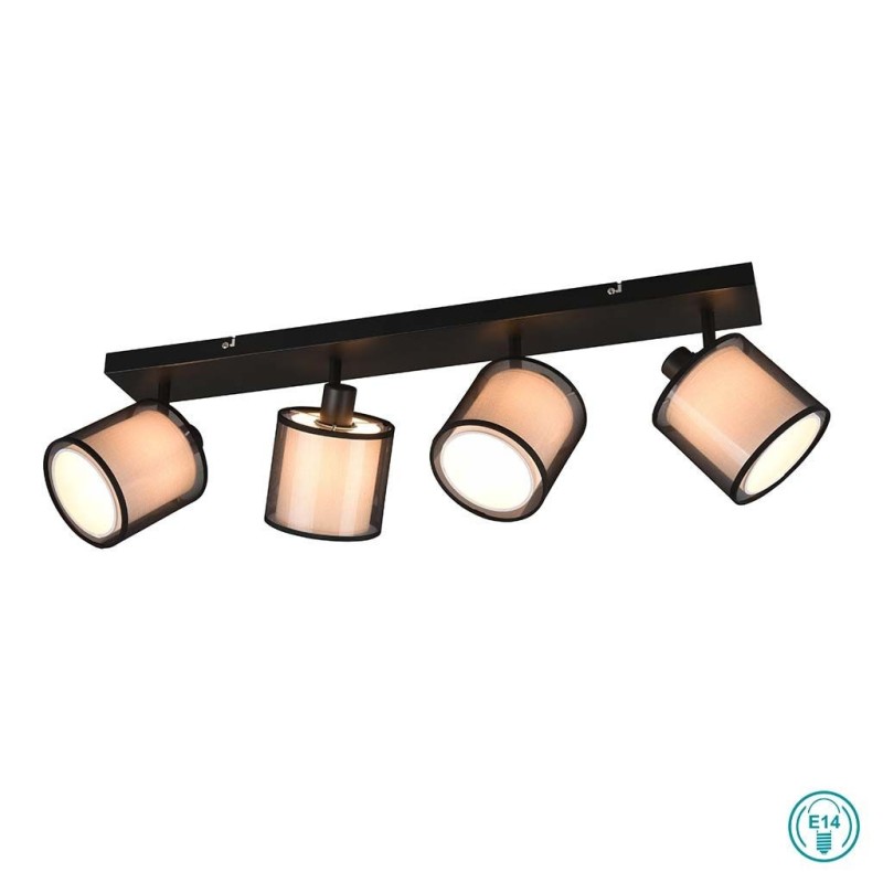 TRIO LIGHTING - Burton Φωτιστικό οροφής 4xE14 ΚΩΔ.-811400432