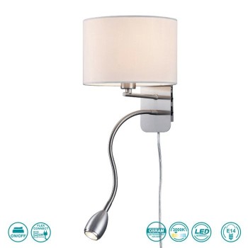 TRIO LIGHTING - Hotel Επιτοίχιο φωτιστικό 1xE14 & 1xLED ΚΩΔ.-271170201