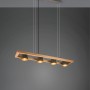 TRIO LIGHTING - Bell Κρεμαστό φωτιστικό 4xE14 Νίκελ Αντικέ ΚΩΔ.-301900467