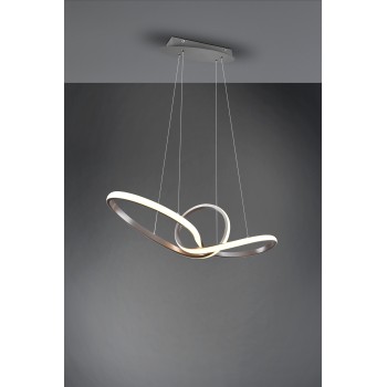 RL Lighting - Sansa Φωτιστικό Κρεμαστό LED (3000K) Νίκελ Ματ ΚΩΔ.-R32751107