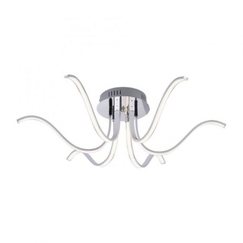 JUST LIGHT.-VALERIE Φωτιστικό οροφής LED χρώμιο ΚΩΔ.-SL15342-17