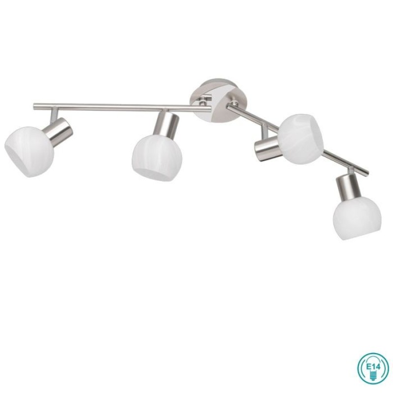 RL Lighting - Antibes Φωτιστικό οροφής σποτ 4xE14 ΚΒΔ.-R80174007