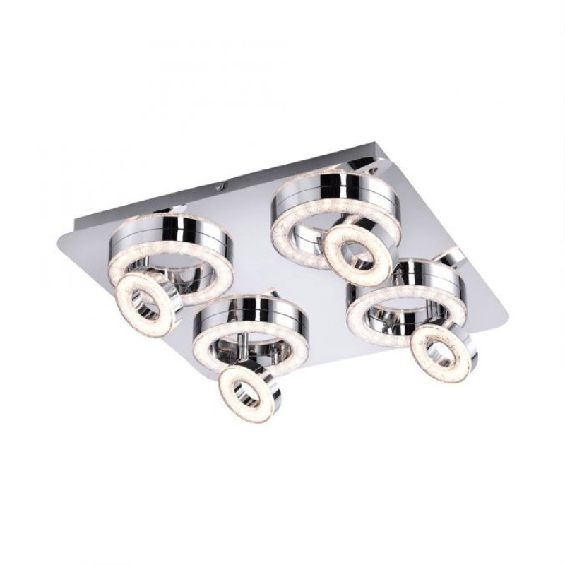 JUST LIGHT.-TIM Φωτιστικό οροφής LED ΚΩΔ.-SL14522-17
