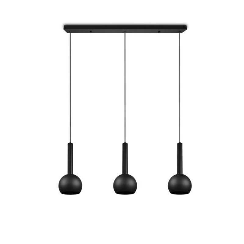 CINQUE Lighting- CILIANA Κρεμαστό φωτιστικό 3xE27 Μαύρο Ματ ΚΩΔ.-316300332
