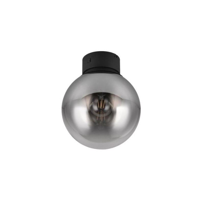 CINQUE Lighting- CIPALLONE Φωτιστικό οροφής 1xE27 Μαύρο Ματ ΚΩΔ.-617600132