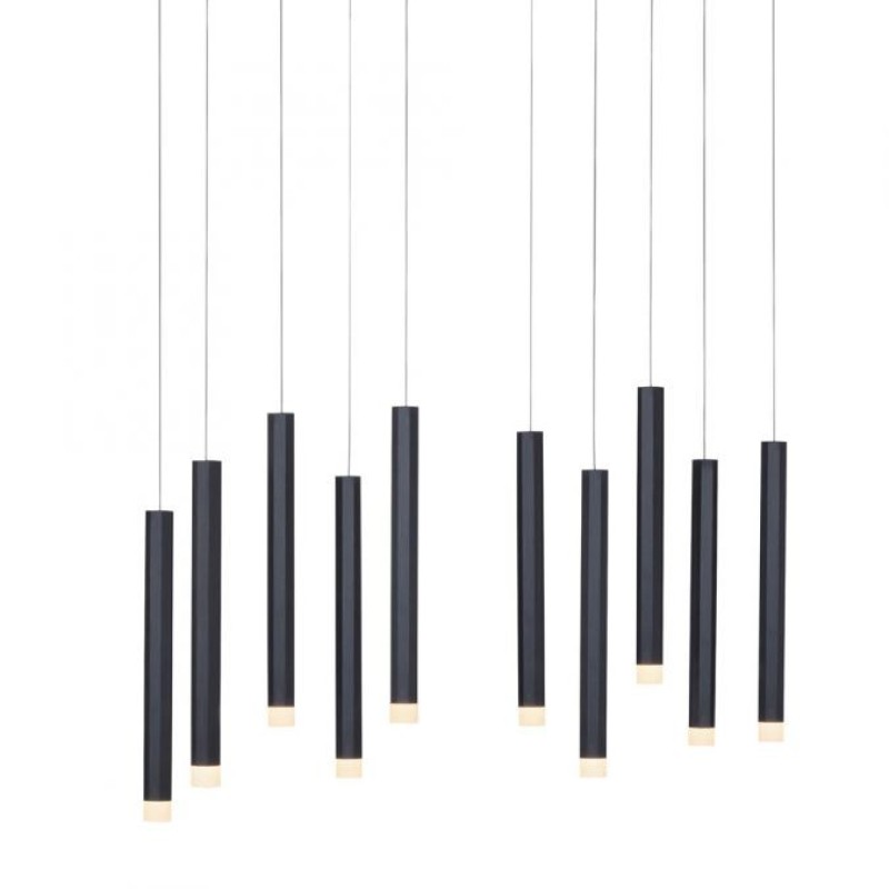 JUST LIGHT.-BRUNO Κρεμαστό φωτιστικό LED μαύρο ΚΩΔ.-SL15206-18