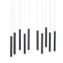 JUST LIGHT.-BRUNO Κρεμαστό φωτιστικό LED μαύρο ΚΩΔ.-SL15206-18